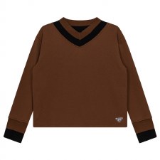 Teen Top W/ Rib Trim Pinecone