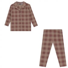 Checkered Granpa PJ Blush 5