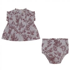 Branches 2pc Romper White 9M