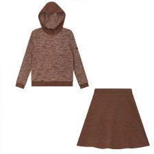 Marled Girls 2pc Bisque 6