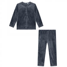 Ribbed Velour PJ Steel 18M