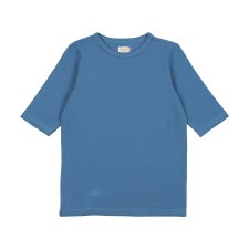 Cotton Tee 3/4 Sleeve Denim Bl