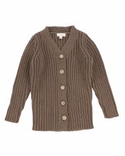 Knit V Cardigan Cocoa 8