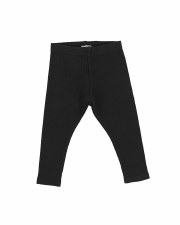 Ribbed Leggings Black 24M