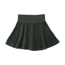 Velour Circle Skirt Green 4T