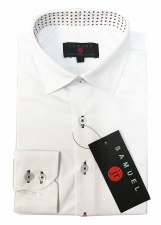 L/S Slim Shirt W/ Colored Trim