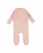Brushed Cotton Wrapover Footie