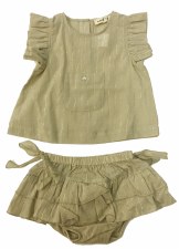 Baby Set W/ Gold Pinstripes Be
