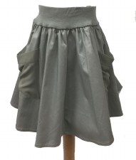 Cotton Skirt W/ Pockets Grey 6
