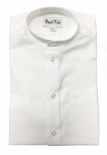 L/S Mandarin Collar Shirt Whit