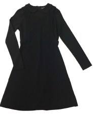 Teen Dress W/ Collar Black L(2
