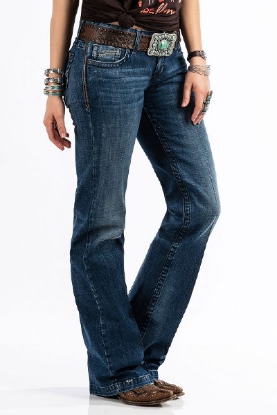 ladies stonewash jeans