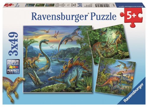 Dinosaur Fascination 3 x 49 pc
