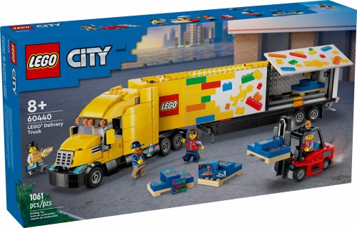 Yellow Delivery Truck 60440