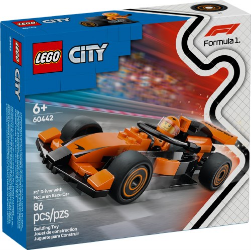 LEGO City Formula 1 F1® Driver with McLaren Race Car 60442