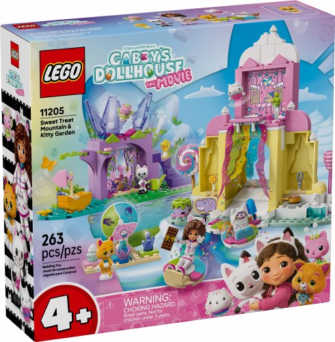 LEGO Gabby's Dollhouse Sweet Treat Mountain &amp; Kitty Garden 11205