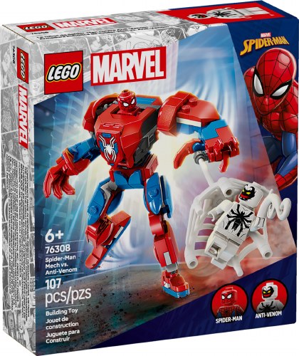 LEGO Marvel Super Heroes Spider-Man Mech vs. Anti-Venom 76308