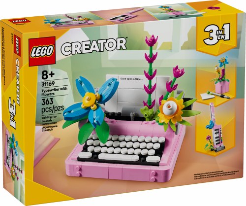 Typewriter with Flowers 31169