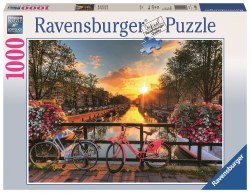 Bicycles in Amsterdam 1000 pc