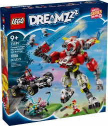 LEGO DREAMZzz Cooper's Tiger Mech & Zero's Hot Rod Car 71497