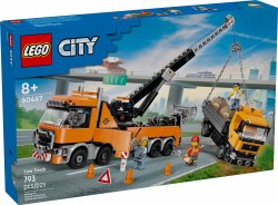Heavy-Duty Recovery Tow Truck with Crane 60467