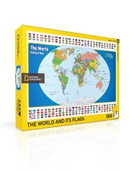 World & it's Flags 300 pc
