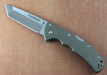 Cold Steel Code 4 American S35vn Tanto Point Plain 6061 Aluminum Handle 58PT for sale online 