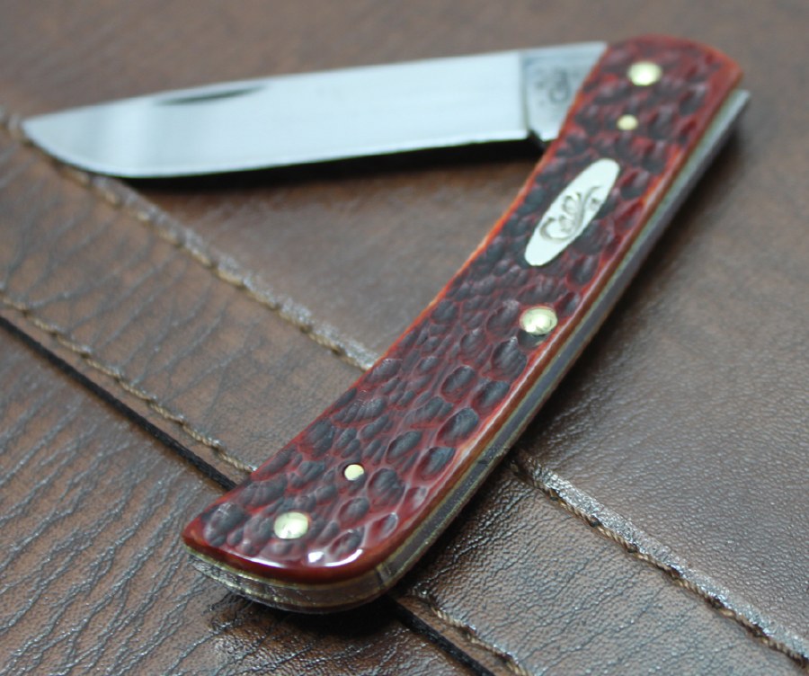 Case XX Sod Buster Jr - Jig Chestnut Bone - CV Skinner Blade - 7014 ...