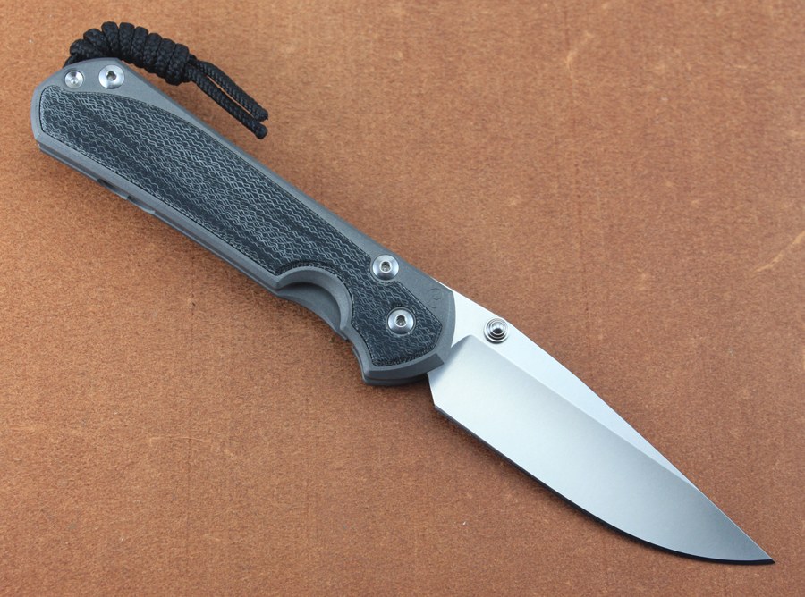 CRK Large Sebenza 31 - S35VN Drop Point Blade - Black Canvas Micarta ...