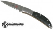 Al Mar 1001BM Osprey Premium Gentleman's Lockback Knife with Black Micarta Handle Scales