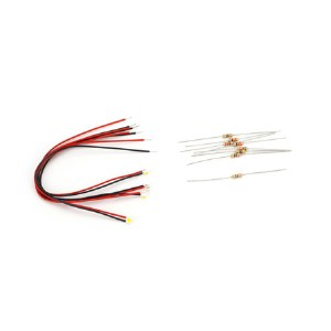Surface Mount LED, Wht 4pk