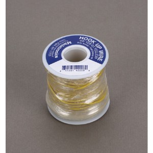 100'Stranded Wire 22Gauge, Yel