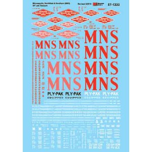 N 50' Boxcars, MNS/Late