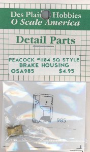 BRAKE HOUSING/PEACOCK #1148