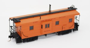 S Milw Rib Side Caboose 1939