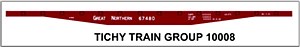 GN 50' Flatcar 67000 Series