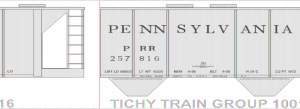 PRR H-34C Covered Hopper