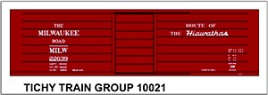 MILW Rib Side Hiawatha Boxcar