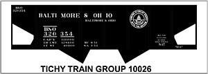B&amp;O N17 USRA Hopp Kit 4027/29