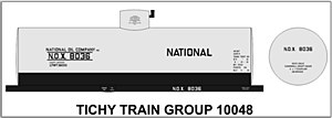 National Oil 8000 Gal Tank