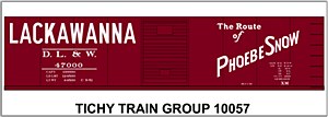 DL&amp;W 40' Steel Boxcar