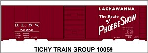 DL&amp;W 40' Steel Boxcar