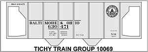 B&amp;O N-34 Covered Hopper