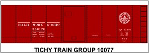 B&amp;O M-53 40' Steel Boxcar