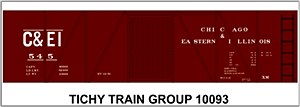 C&amp;EI 40' Single Sheath Boxcar