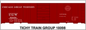 CGW 40' Steel Boxcar