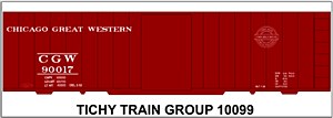 CGW 40' Steel Boxcar