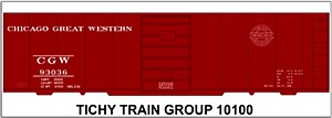 CGW 40' Steel Boxcar