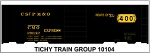 CStPM&amp;O 40' Steel Boxcar