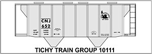 CNJ Later  Covered Hopper